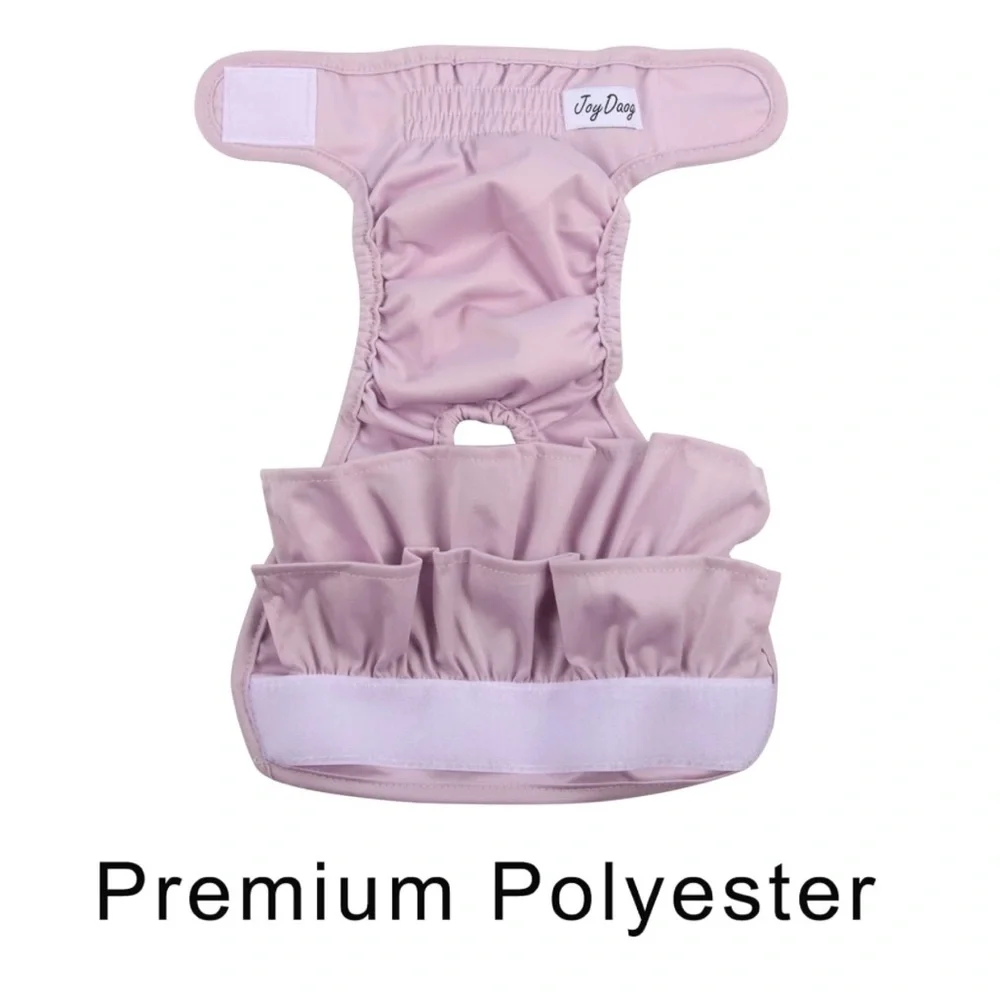 Dog Diapers Washable Female for Small Dogs 4 Pack Size Small